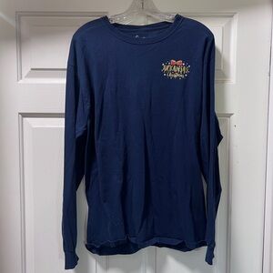 Arkansas Navy Blue Long Sleeve Shirt